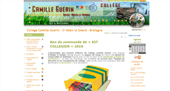 Desktop Screenshot of college-camilleguerin-stmeen.ac-rennes.fr