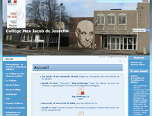 Tablet Screenshot of college-max-jacob-josselin.ac-rennes.fr