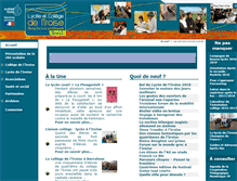 Tablet Screenshot of college-lycee-iroise-brest.ac-rennes.fr
