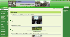 Desktop Screenshot of collegemartinlutherking-liffre.ac-rennes.fr