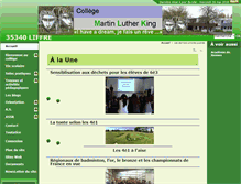 Tablet Screenshot of collegemartinlutherking-liffre.ac-rennes.fr