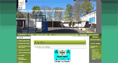 Desktop Screenshot of college-jccarre-lefaouet.ac-rennes.fr