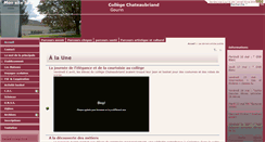 Desktop Screenshot of college-chateaubriand-gourin.ac-rennes.fr