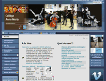 Tablet Screenshot of college-anna-marly-brest.ac-rennes.fr