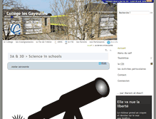 Tablet Screenshot of college-les-gayeulles-rennes.ac-rennes.fr