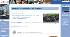 Desktop Screenshot of lycee-joliot-curie-rennes.ac-rennes.fr