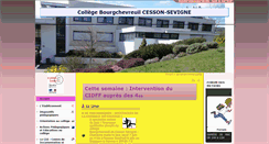 Desktop Screenshot of college-bourgchevreuil-cessonsevigne.ac-rennes.fr