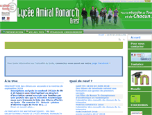 Tablet Screenshot of lycee-ronarch-brest.ac-rennes.fr