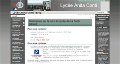 Desktop Screenshot of lycee-anita-conti-bruz.ac-rennes.fr