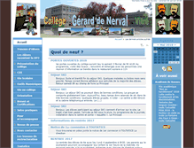Tablet Screenshot of collegegerarddenerval-vitre.ac-rennes.fr