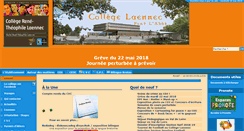 Desktop Screenshot of college-laennec-pont-labbe.ac-rennes.fr
