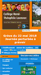 Mobile Screenshot of college-laennec-pont-labbe.ac-rennes.fr