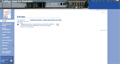 Desktop Screenshot of collegejeanlecoutaller-lorient.ac-rennes.fr